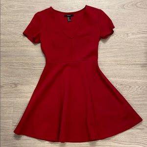 Red Skater Dress